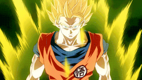 goku SSJ2 gif